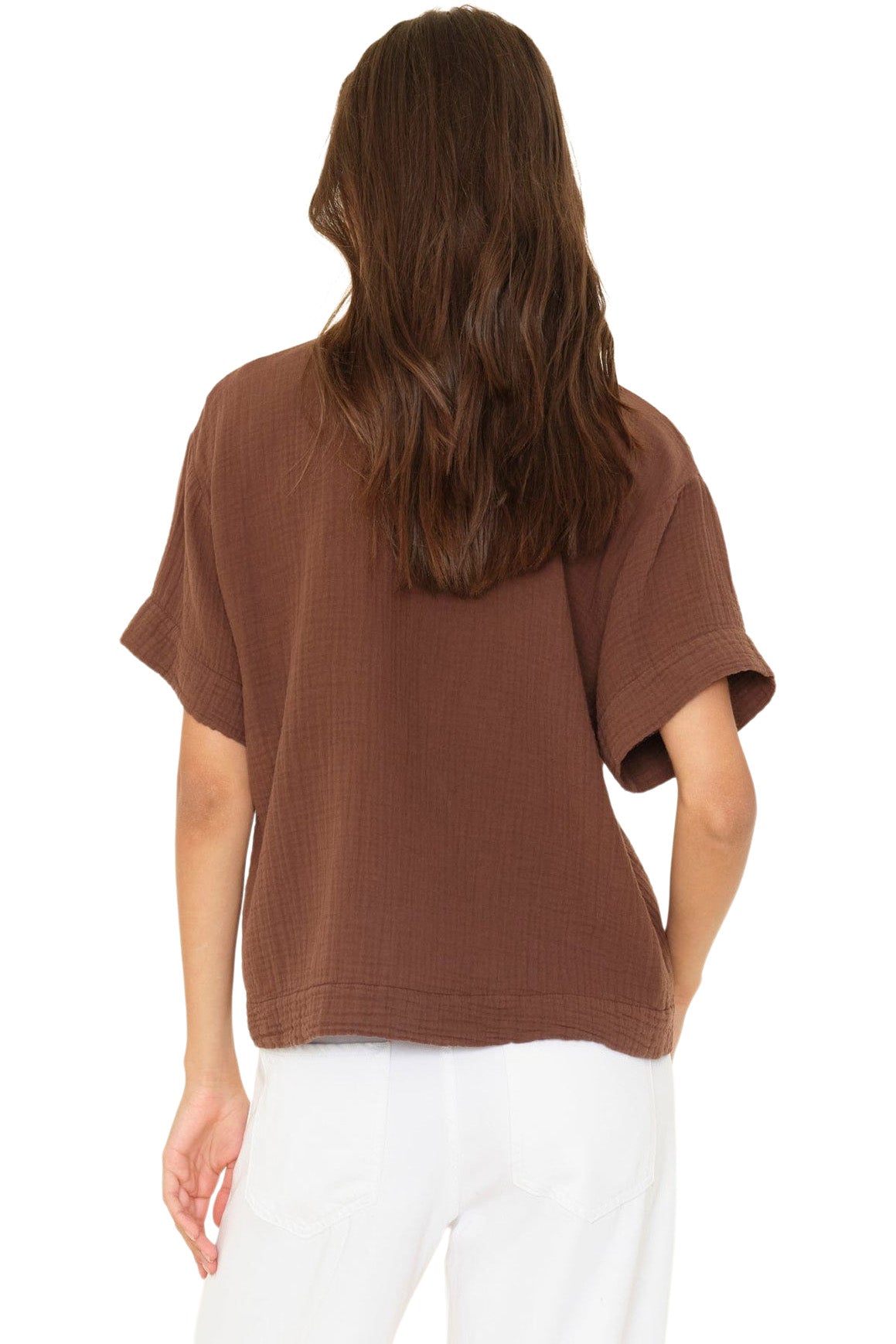 Xirena Reign Top in Cocoa Bean