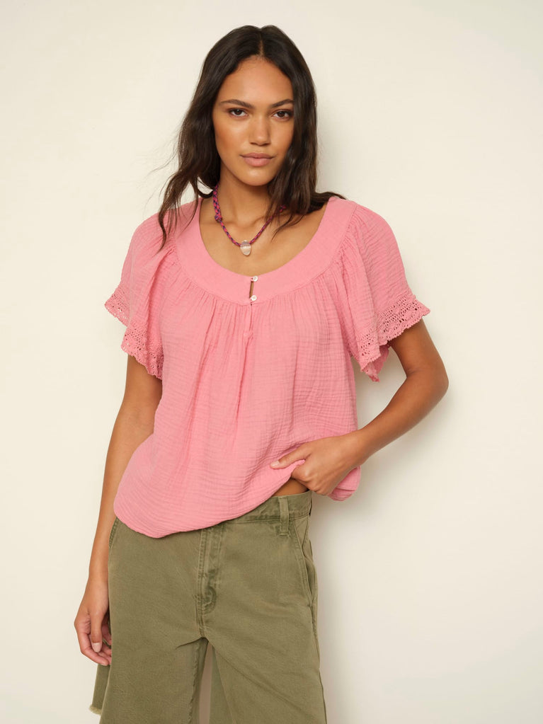 Xirena Rita Top in Faded Rose