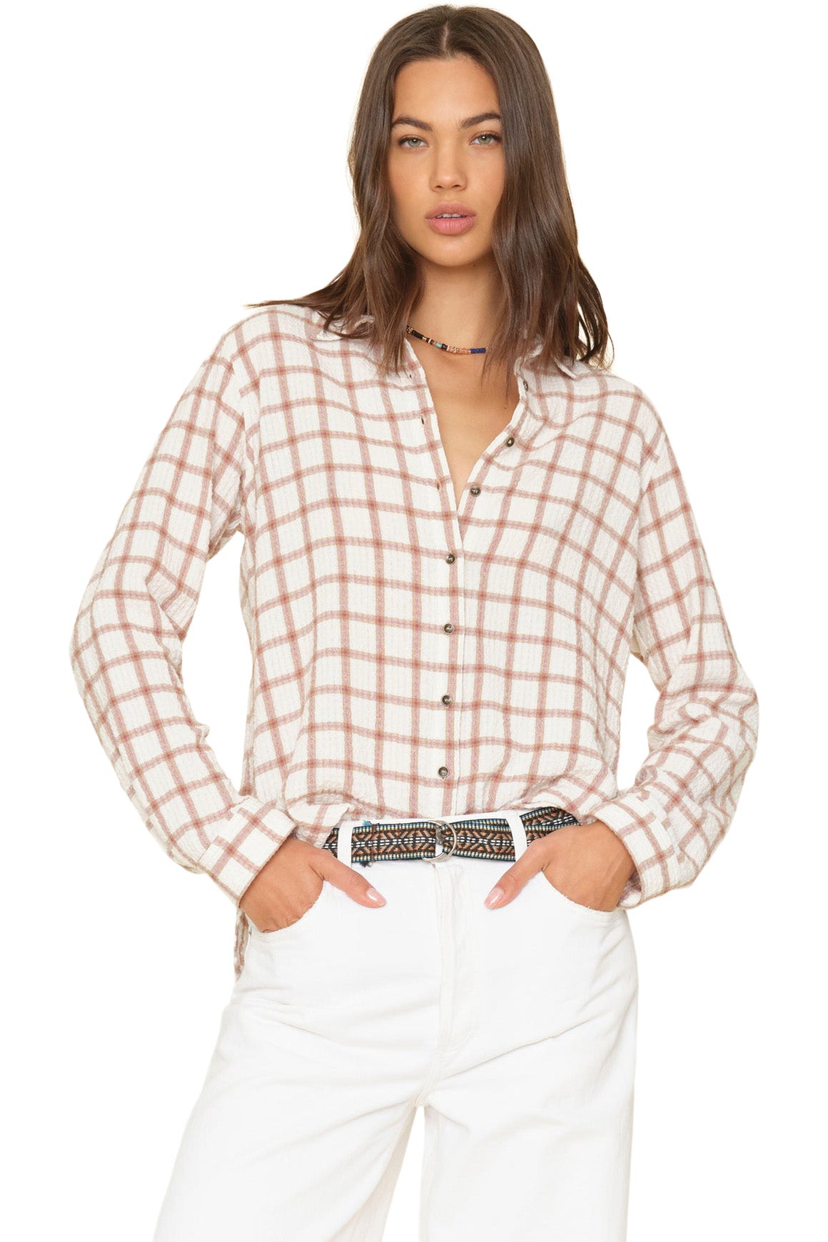 Xirena Scout Shirt in Cream Clay
