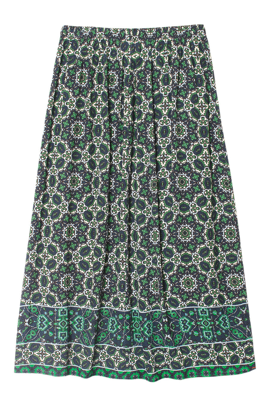 Xirena Yana Skirt in Navy Tile
