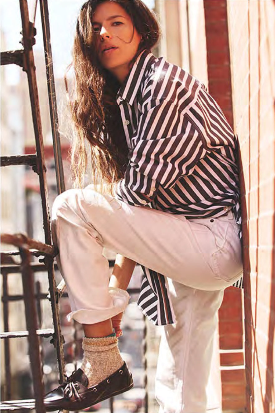 Xirena Gillian Shirt in Ink Stripe