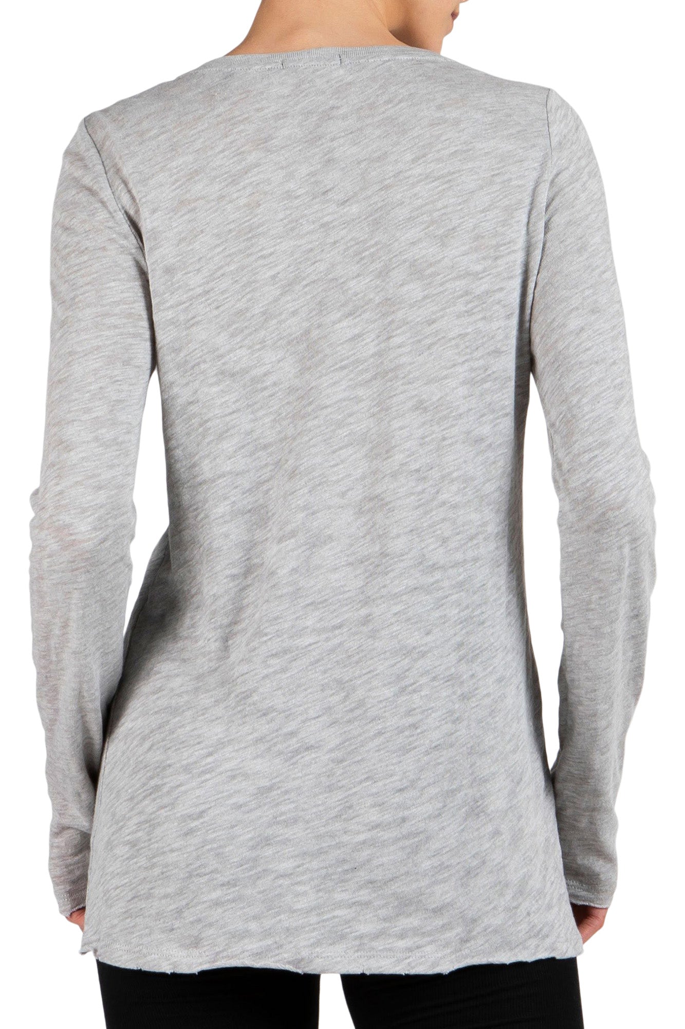 ATM Slub Jersey Long Sleeve Destroyed Wash Tee