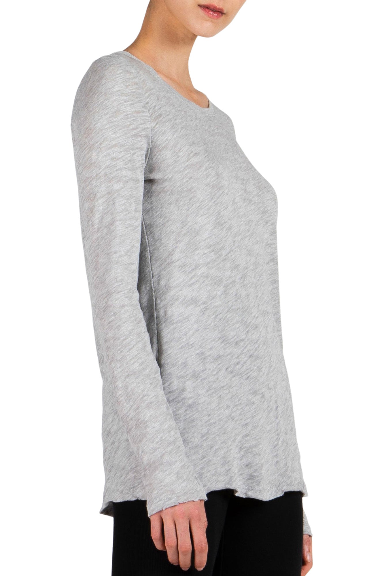 ATM Slub Jersey Long Sleeve Destroyed Wash Tee