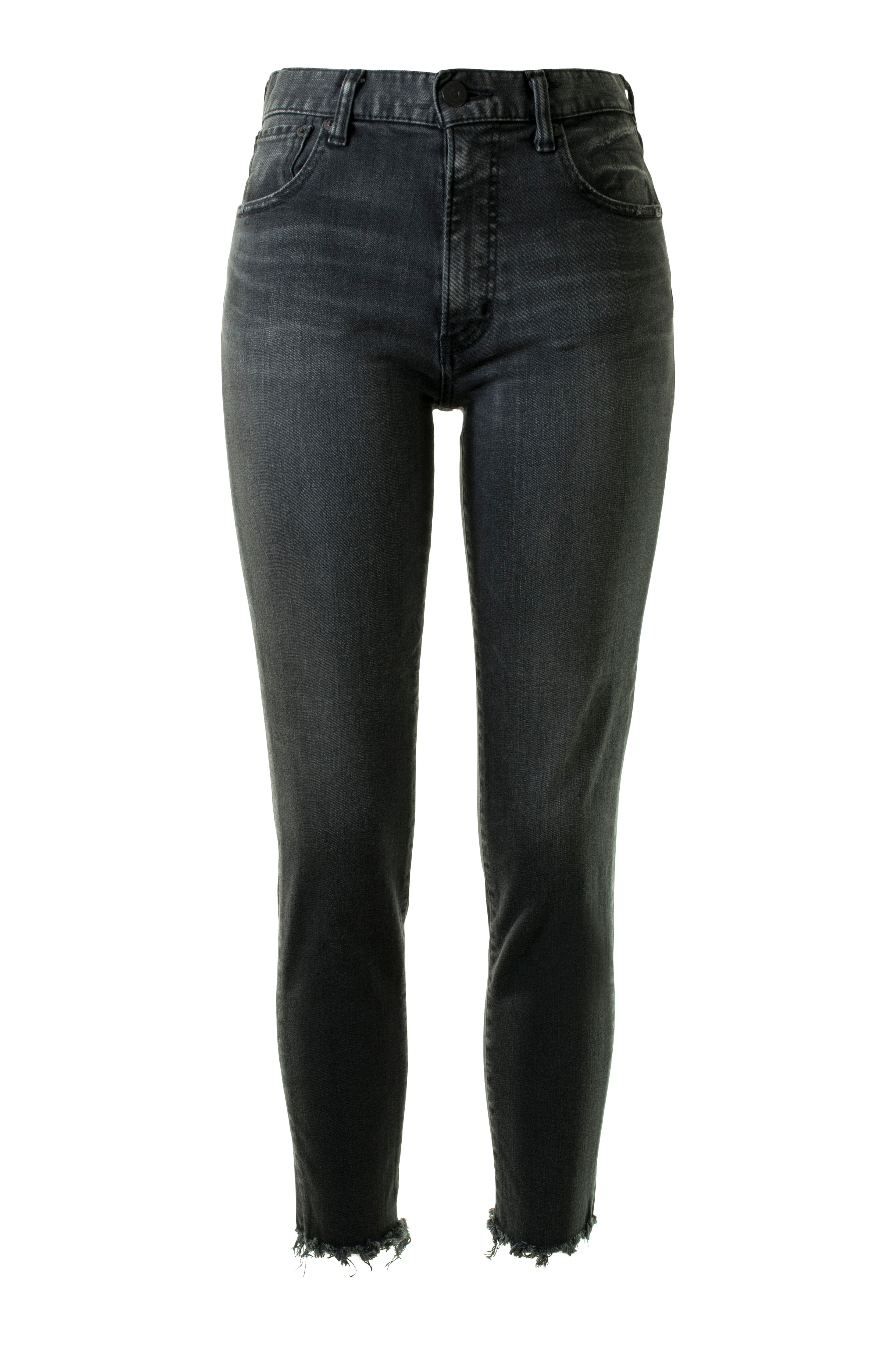 MOUSSY VINTAGE Westcliffe Skinny High-waisted Denim Jean in Light Black