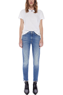MOTHER Denim Mid-Rise Dazzler Ankle in Something to Remember