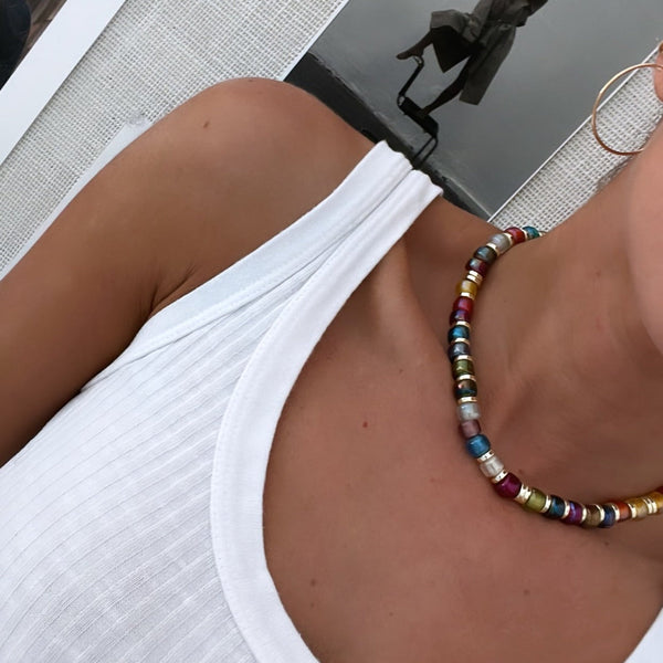 Alexa Leigh Multicolor Beaded Necklace