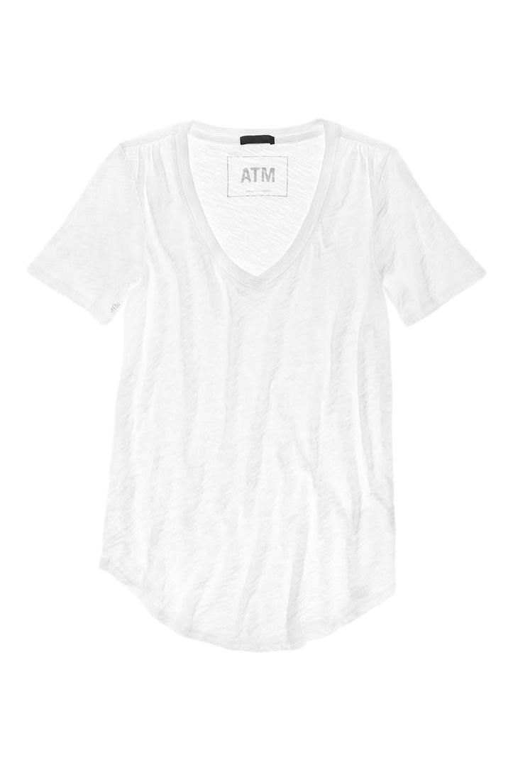 ATM Slub Jersey V-neck Short Sleeve Vneck Tee