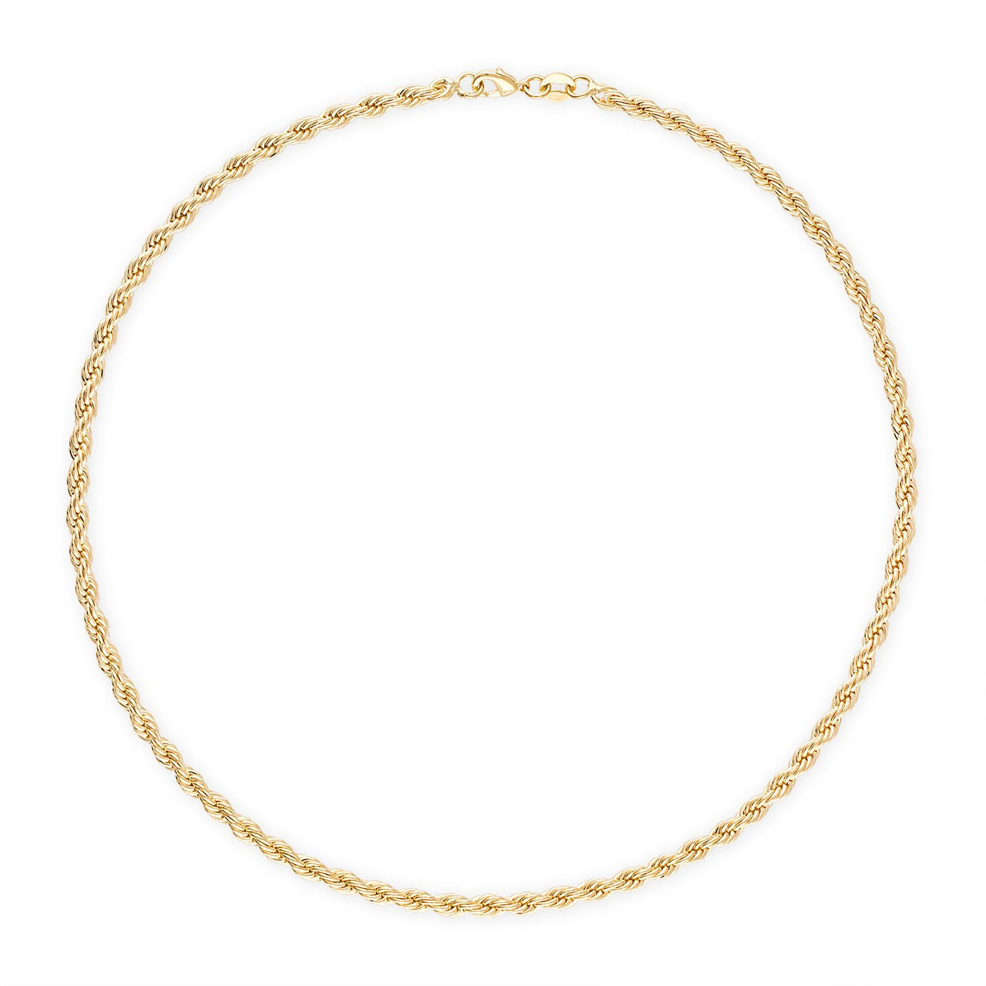 Alexa Leigh 18inch Rope Necklace in Yellow Gold