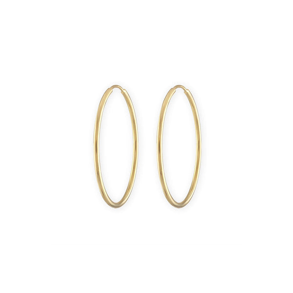 Alexa Leigh The Daily Hoops in Yellow Gold