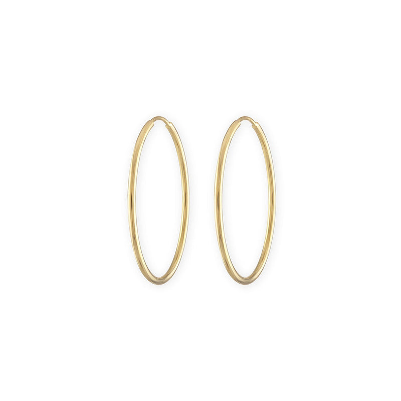 Alexa Leigh The Daily Hoops in Yellow Gold