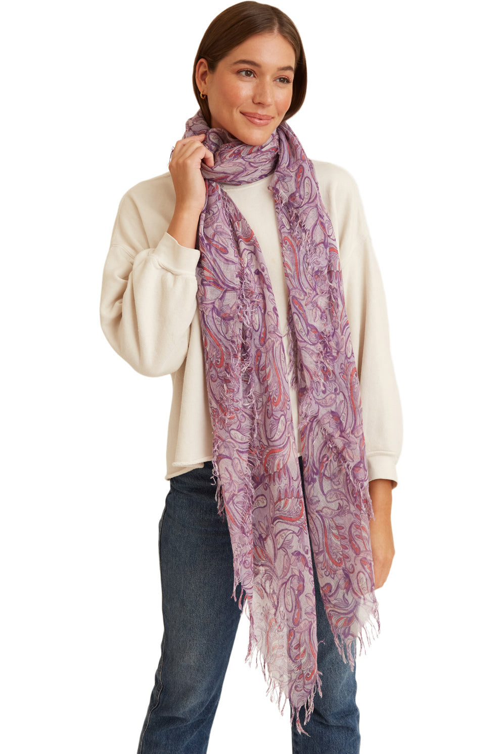 Chan Luu Free Bird Cashmere and Silk Scarf