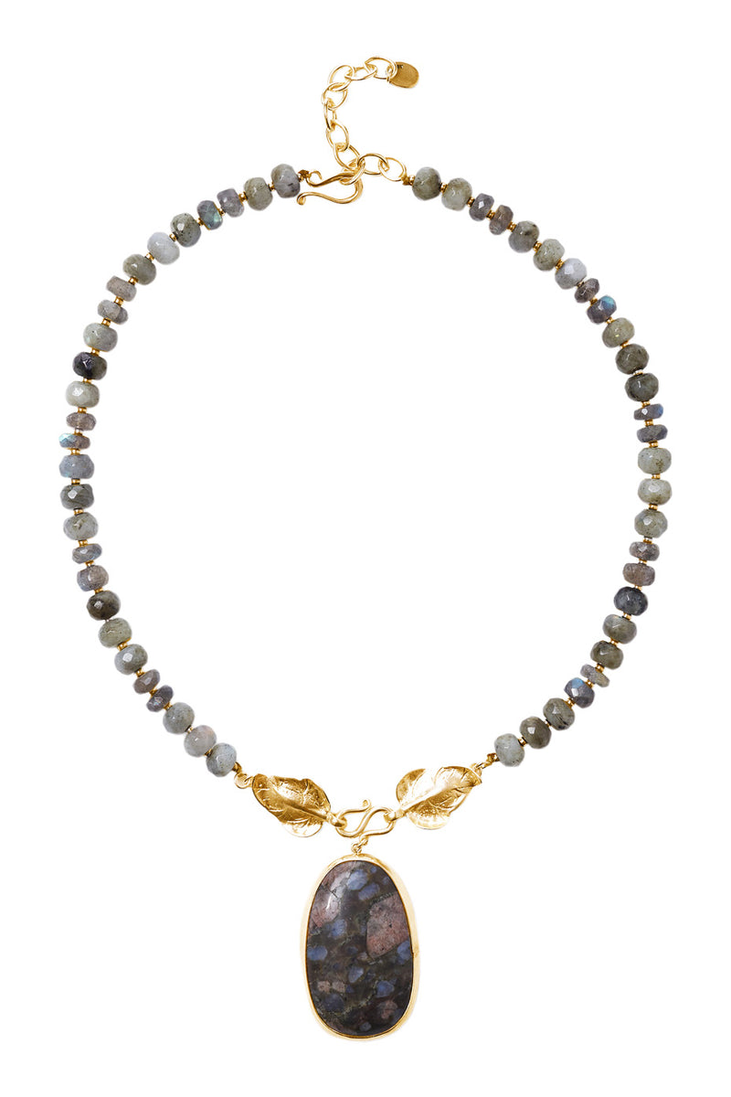 Chan Luu Sardinia Pendant Necklace in Yellow Gold