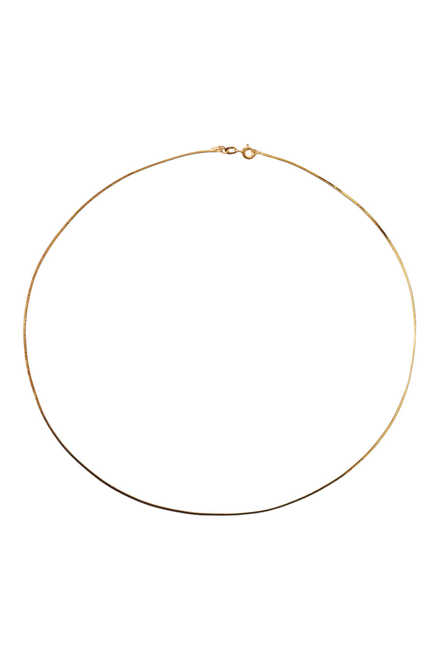 Chan Luu Petite Herringbone Necklace in 14kt Yellow Gold