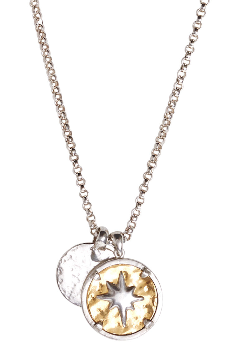 Chan Luu Beacon Charm Necklace in Silver