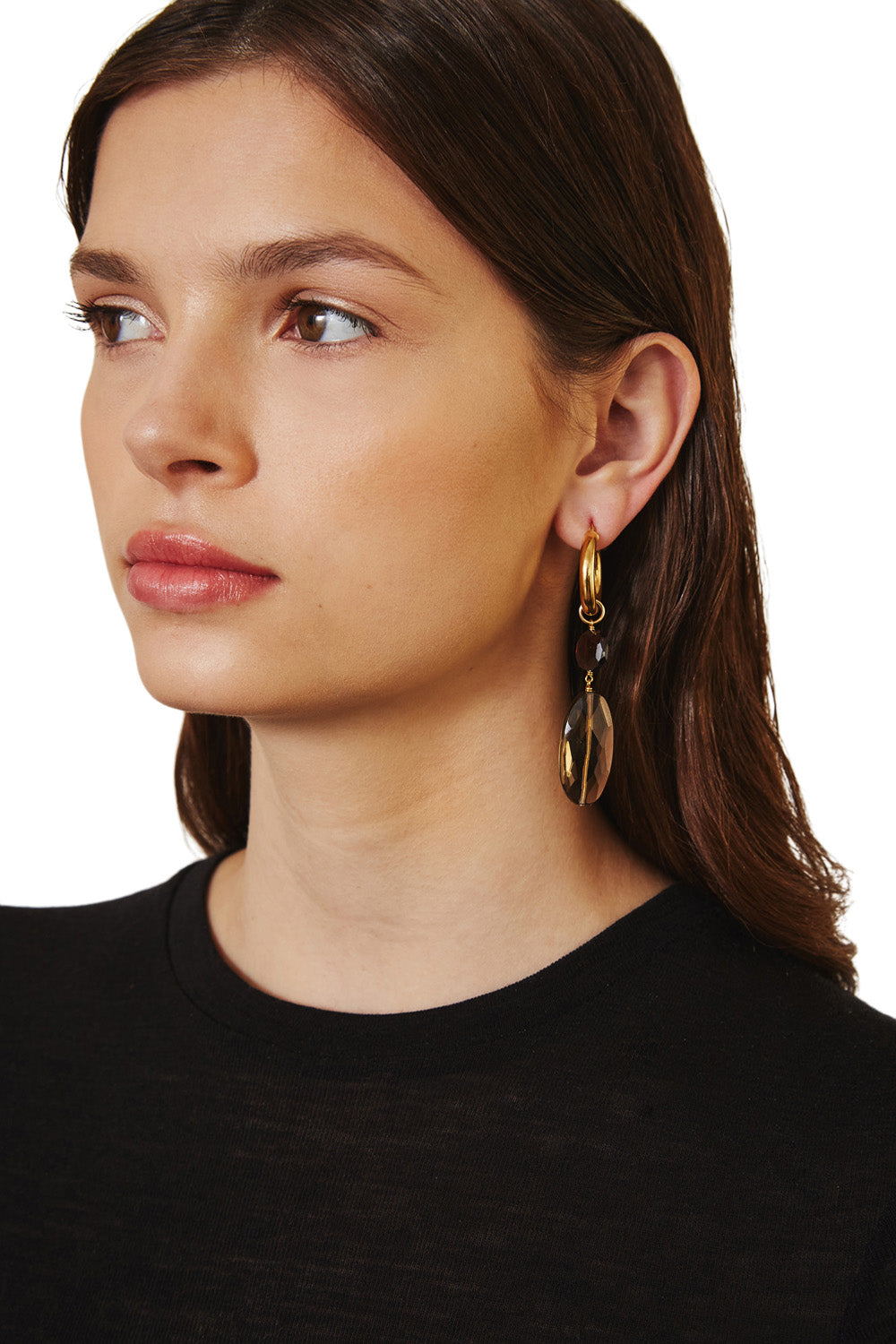 Chan Luu Voyage Hoops in Tiger's Eye Mix