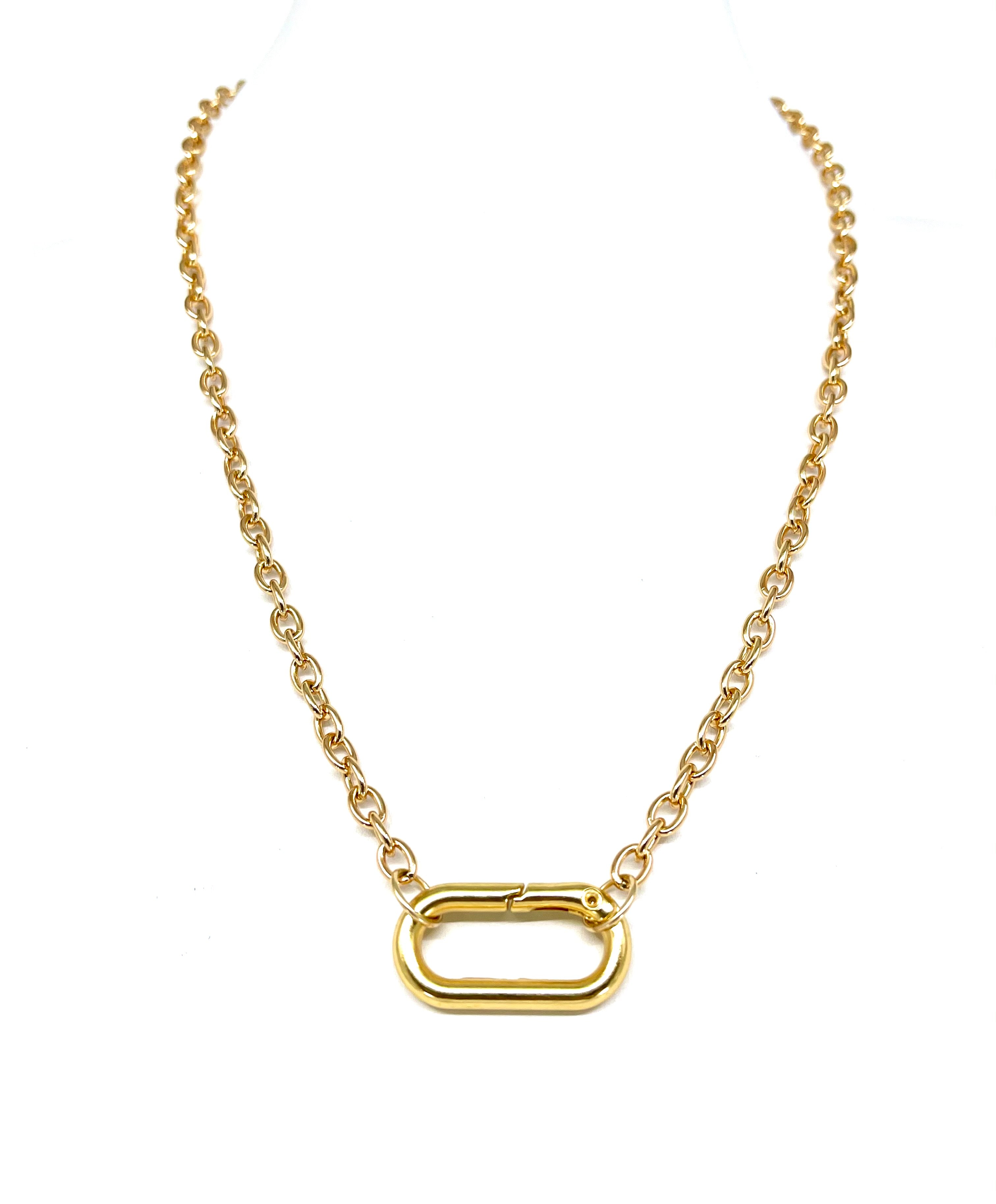Haus of Alloy Long Link Chain with Oval Latch Clasp