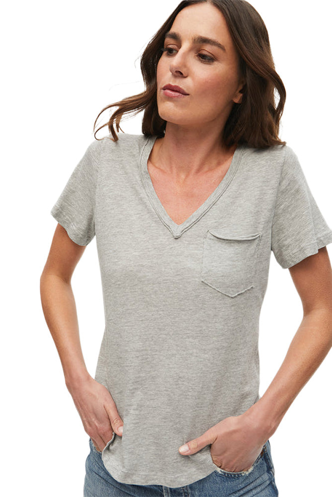 Michael Stars Hayden V-neck Tee w/ Pocket
