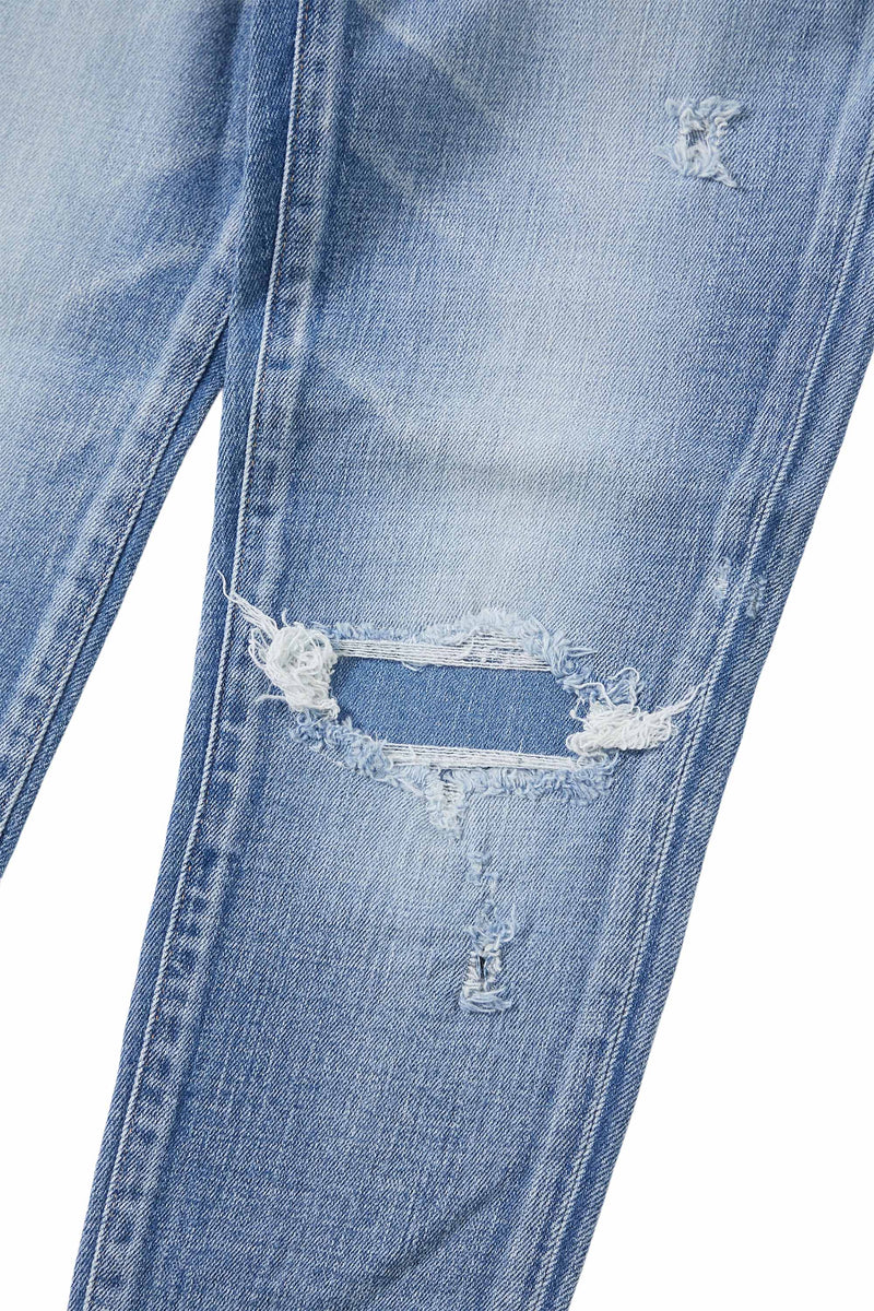Moussy Denim Lenwood Skinny Jeans in Light Blue