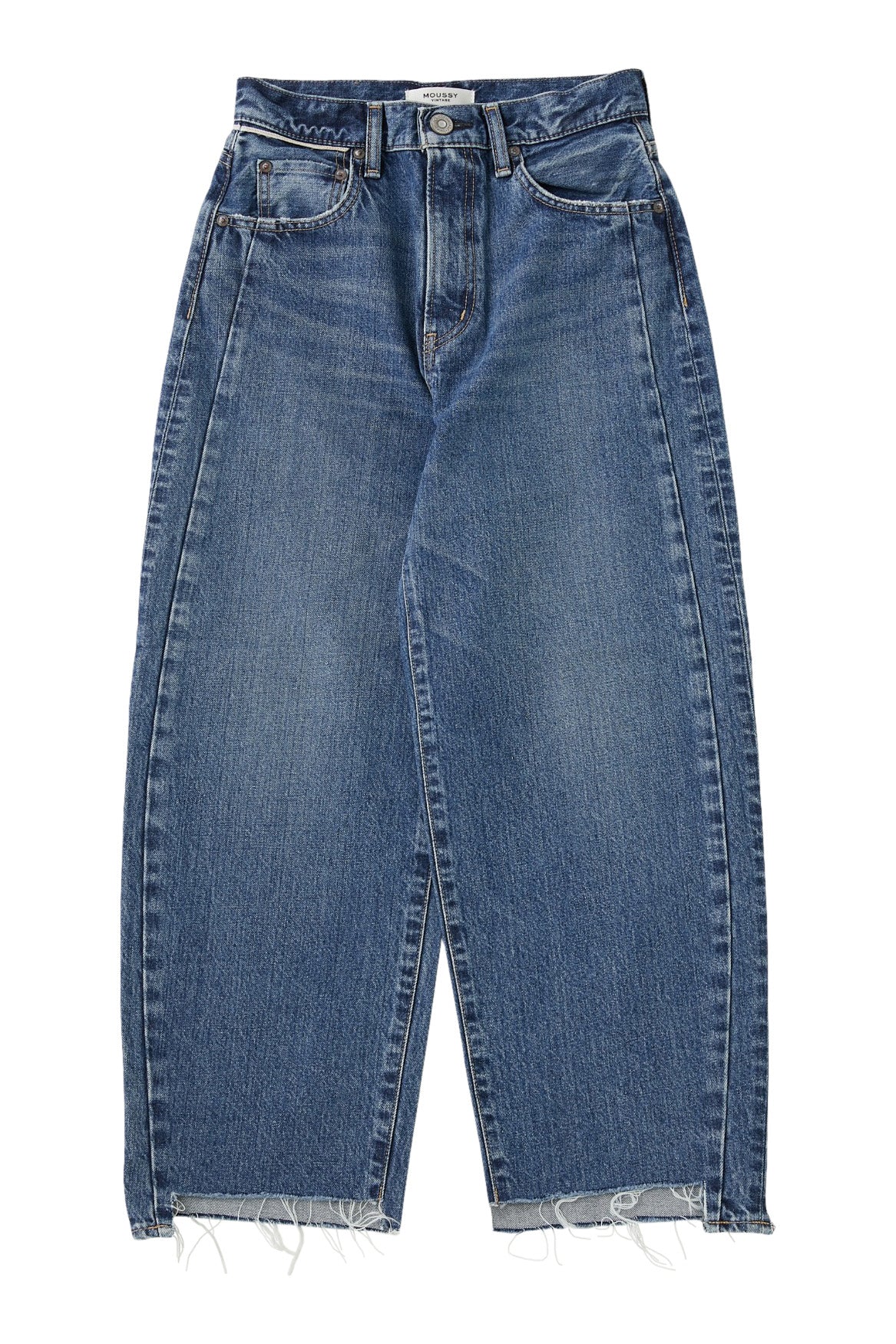 Moussy Denim Dunkirk Round Pants in Blue