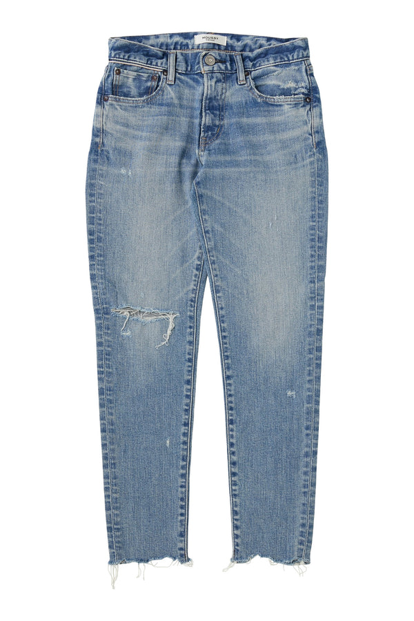 Moussy Denim Depew Skinny Jeans in Light Blue
