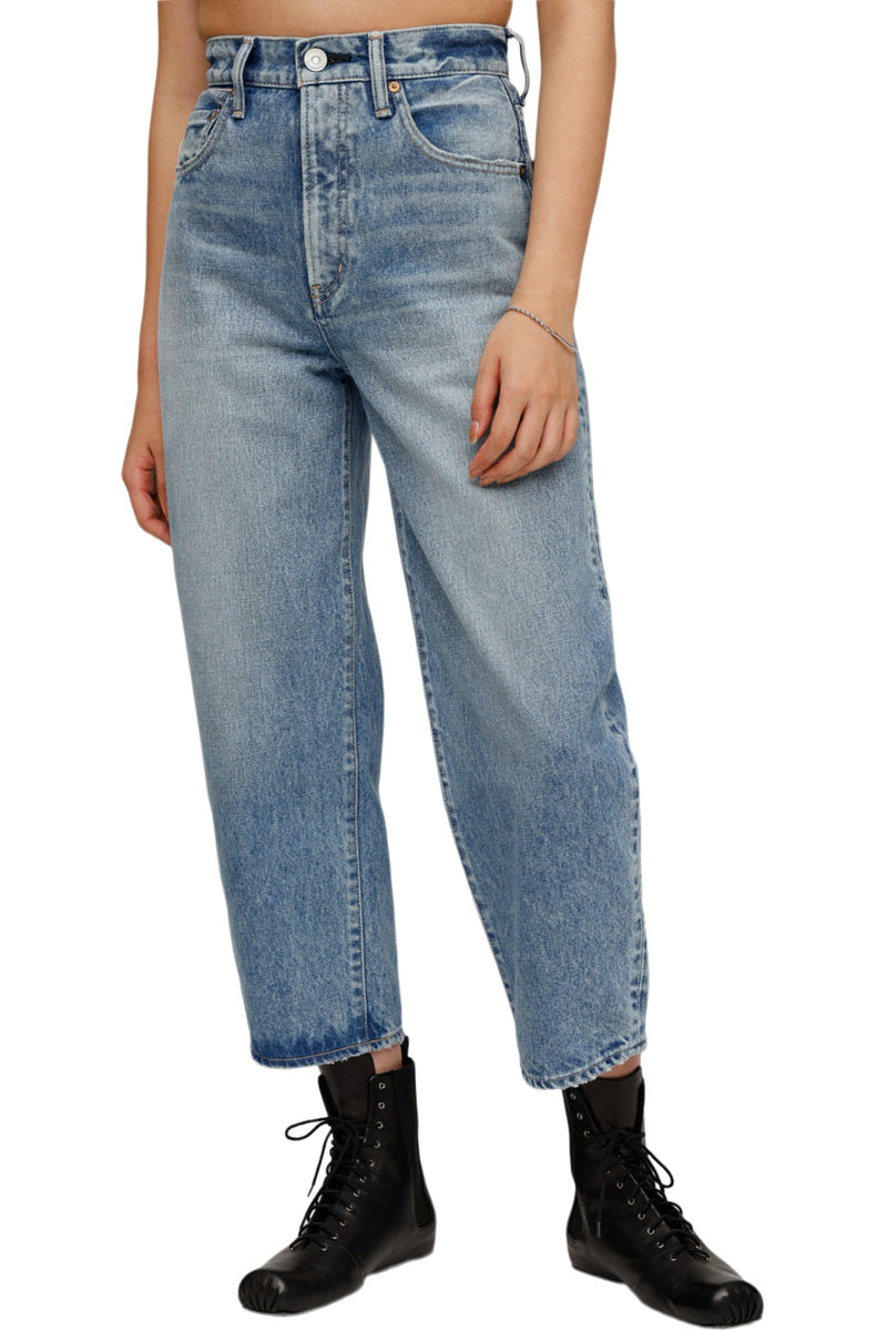 Moussy Denim Ecorse Round Jeans in Blue