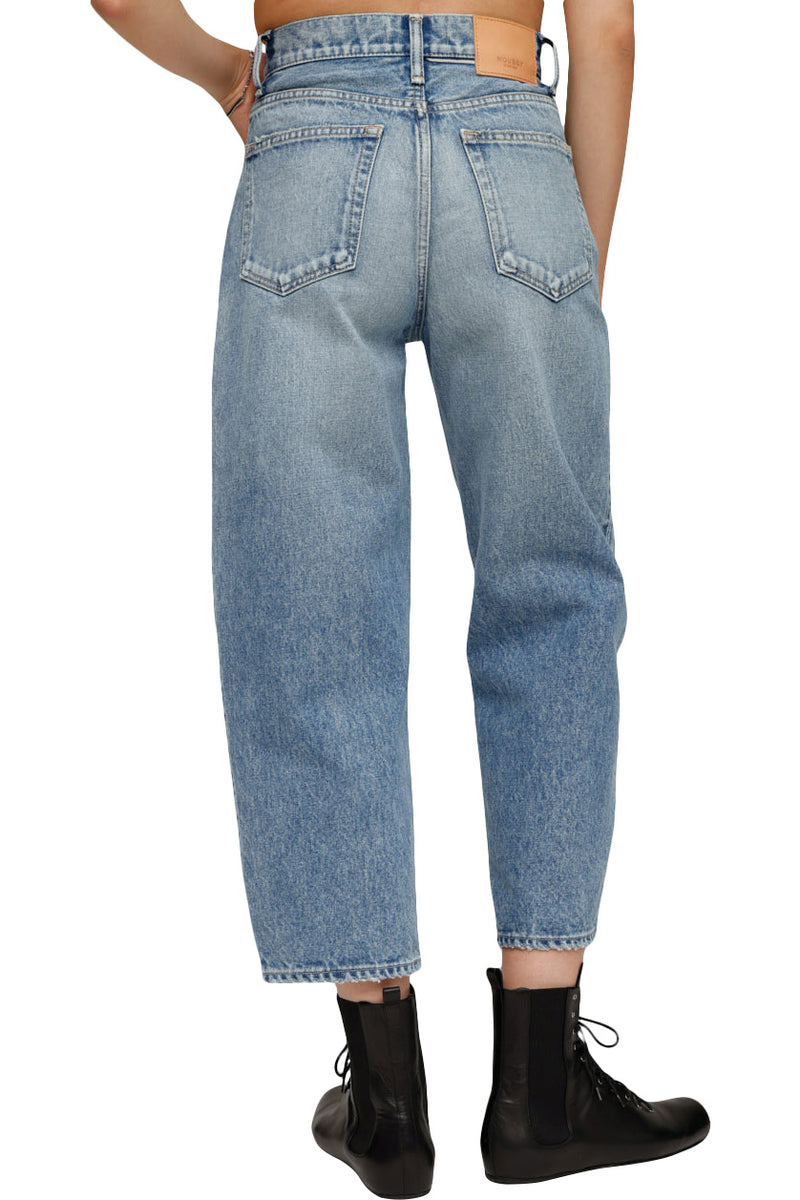 Moussy Denim Ecorse Round Jeans in Blue