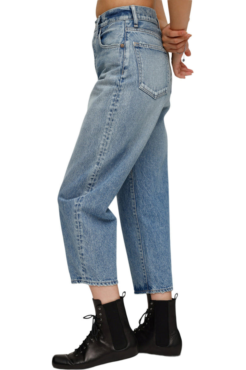 Moussy Denim Ecorse Round Jeans in Blue