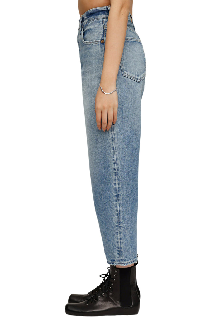 Moussy Denim Ecorse Round Jeans in Blue