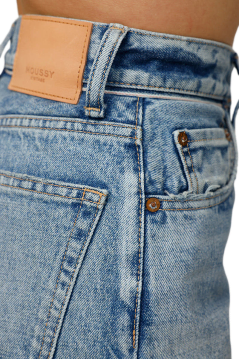 Moussy Denim Ecorse Round Jeans in Blue