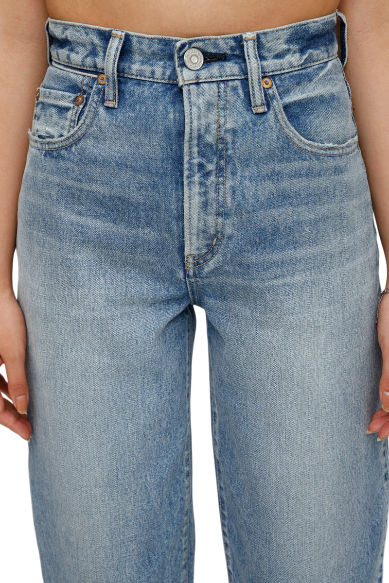 Moussy Denim Ecorse Round Jeans in Blue