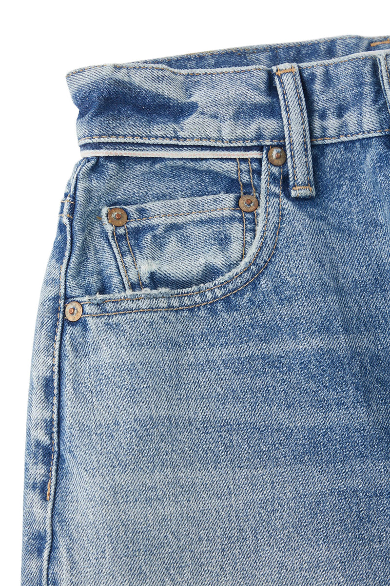 Moussy Denim Ecorse Round Jeans in Blue