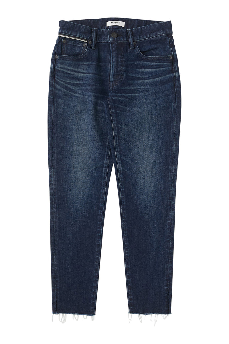 Moussy Denim Emma Skinny Jeans in Dark Blue