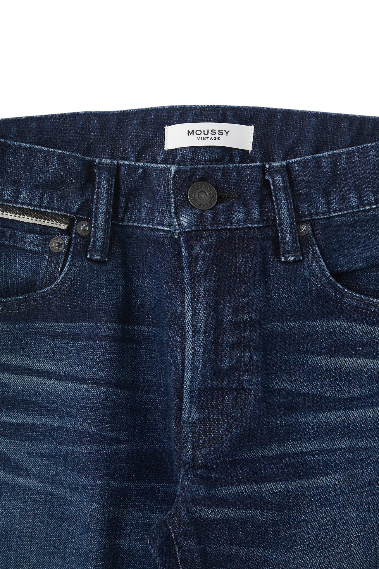 Moussy Denim Emma Skinny Jeans in Dark Blue