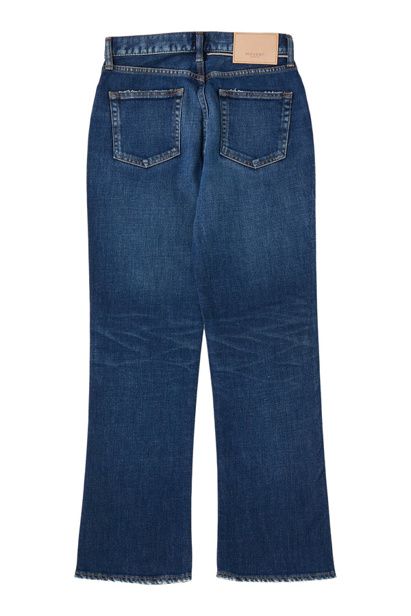 Moussy Denim Hoffman Flare Jeans in Blue