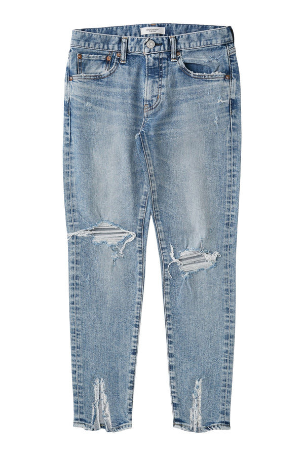 Moussy Denim Ithan Skinny Jeans in Light Blue