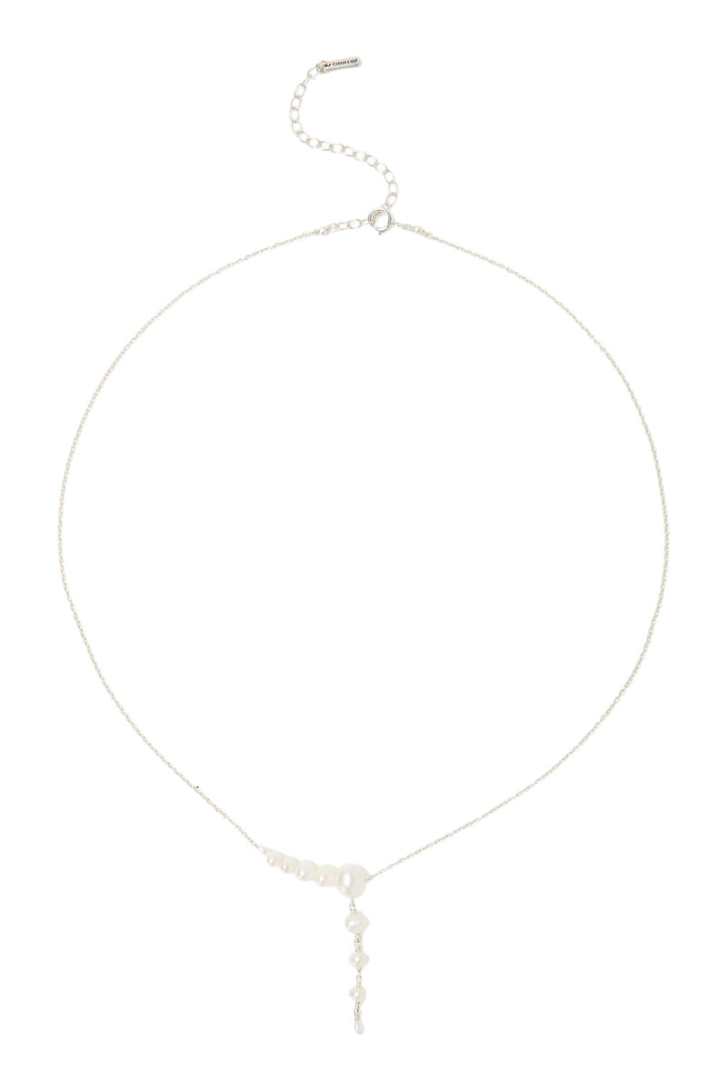 Chan Luu Graduated White Pearl Necklace