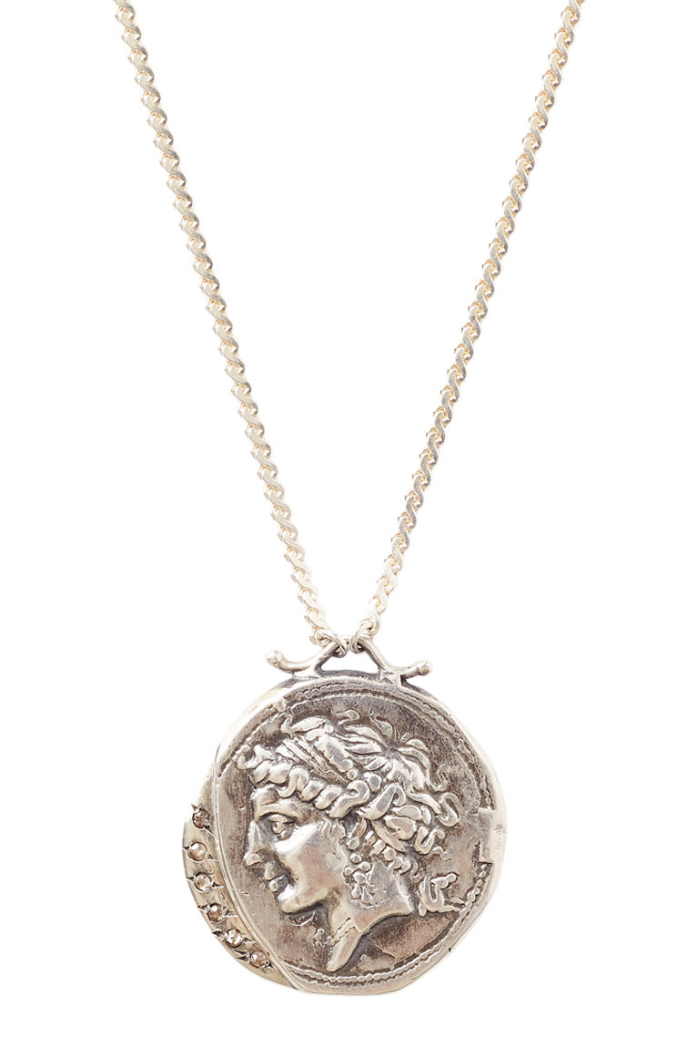 Chan Luu Hypatia Pendant Necklace in Silver