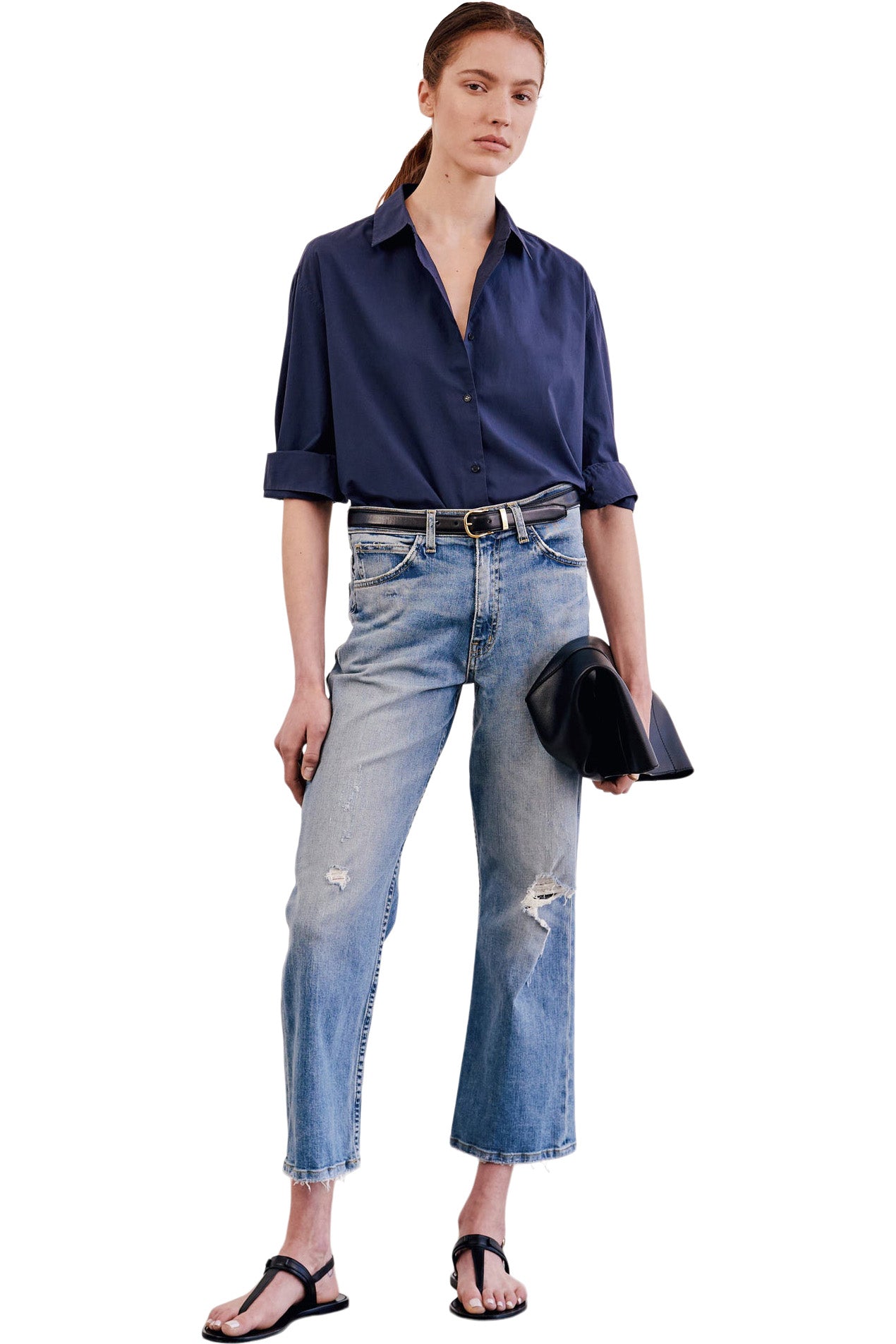 Nili Lotan Violette Jean in Faded Wash