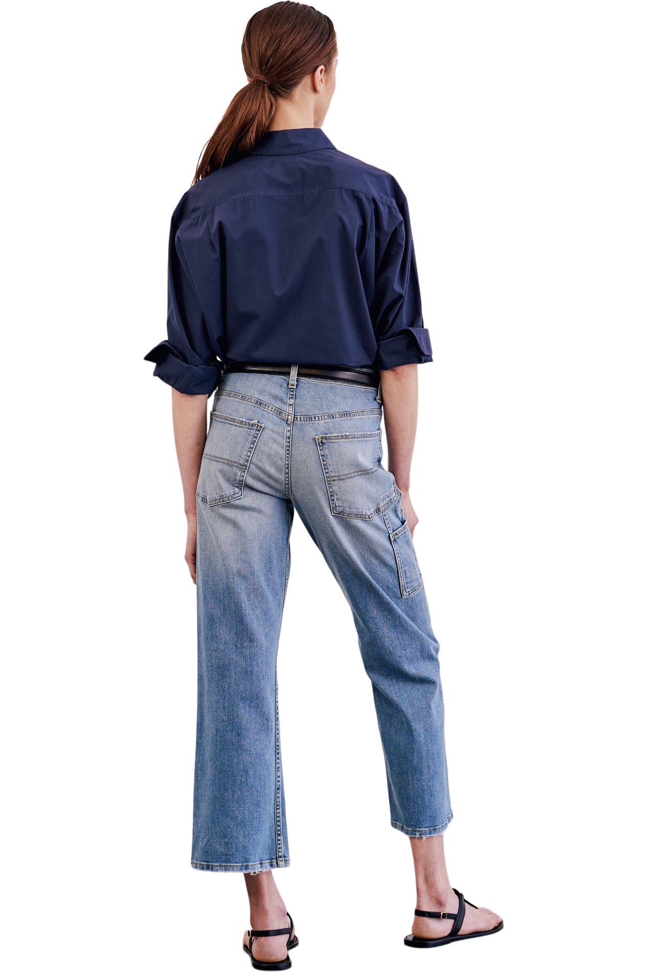 Nili Lotan Violette Jean in Faded Wash