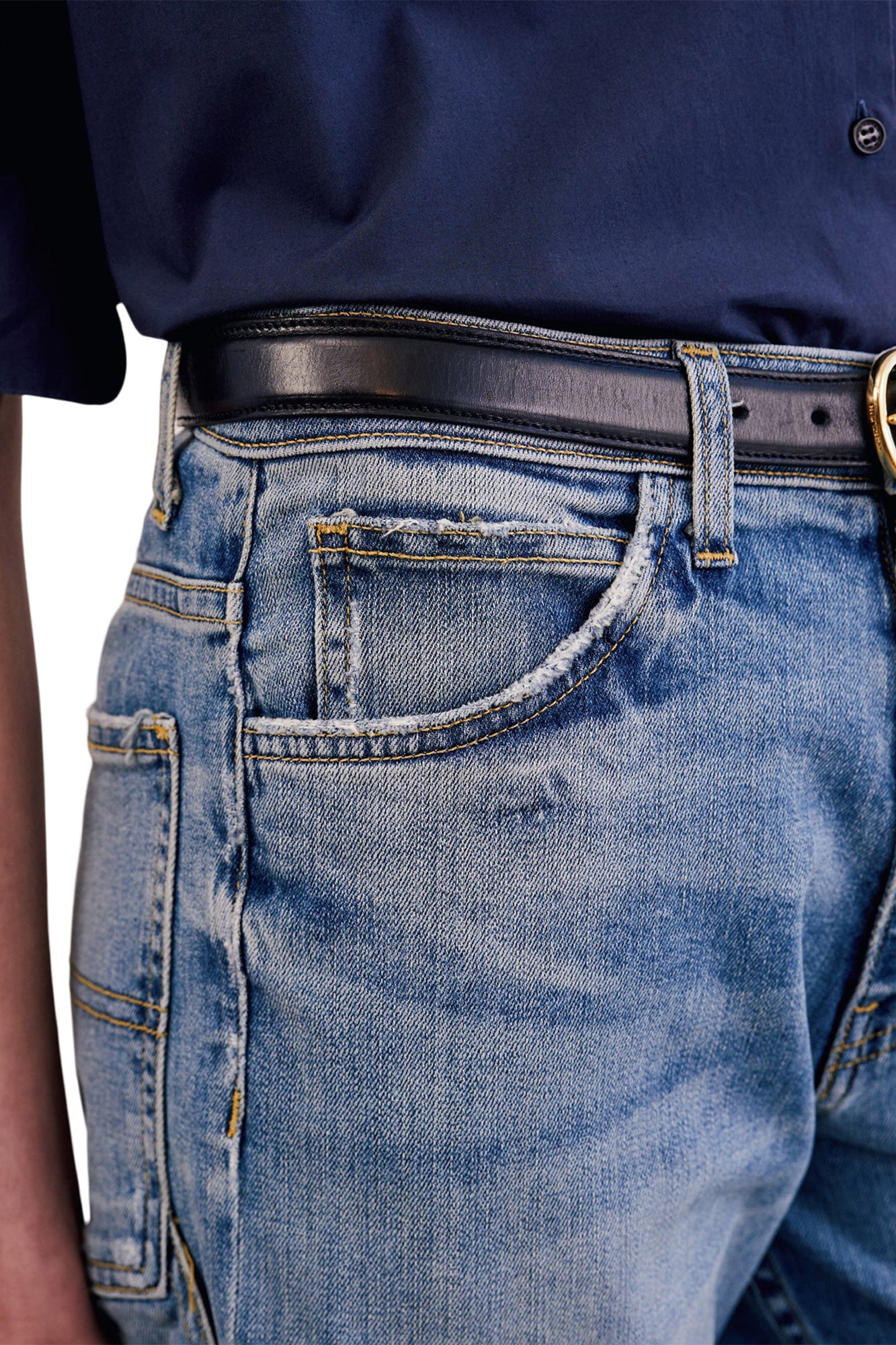Nili Lotan Violette Jean in Faded Wash
